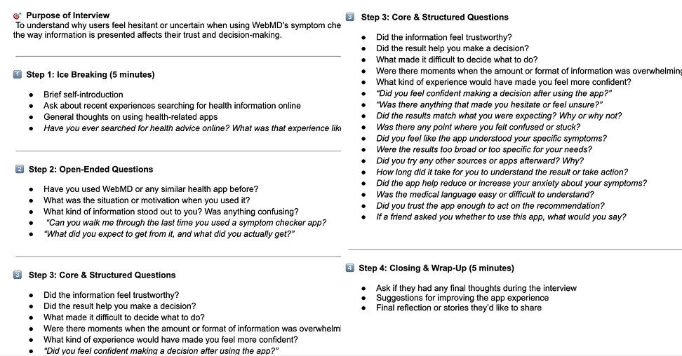 Interview Protocol