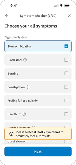 Inline Validation Feedback